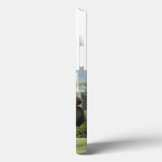 Mom Photo purple text iPhone Case Case-Mate iPhoneケース (裏面 / 左)