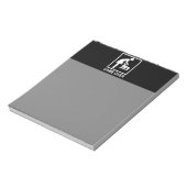 Mom Pictogram上のゲーユーモアのあるム ノートパッド (回転)