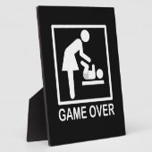 Mom Pictogram上のゲーユーモアのあるム フォトプラーク (側面)