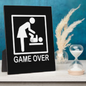 Mom Pictogram上のゲーユーモアのあるム フォトプラーク (側面)