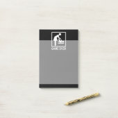 Mom Pictogram上のゲーユーモアのあるム ポストイット (デスク上)