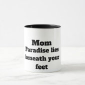 Mom Quote Mug Mom's Gift マグカップ (中央)