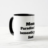 Mom Quote Mug Mom's Gift マグカップ (正面左)