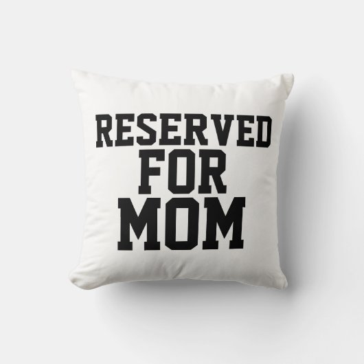 MOM RESERVED FOR MOM装飾用クッション クッション (正面)