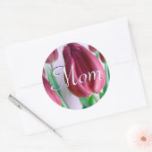 Mom Rosey Tulipsステッカー ラウンドシール (封筒)