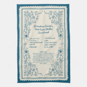Mom’s Family Recipe Keepsake Kitchen Towel キッチンタオル (縦)