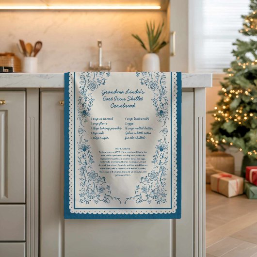 Mom’s Family Recipe Keepsake Kitchen Towel キッチンタオル