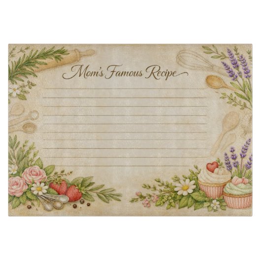 Mom’s Famous Recipe  カッティングボード (正面)
