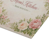 Mom’s Kitchen Made With Love – Floral Decorative カッティングボード (角)