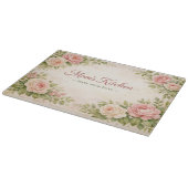 Mom’s Kitchen Made With Love – Floral Decorative カッティングボード (角)