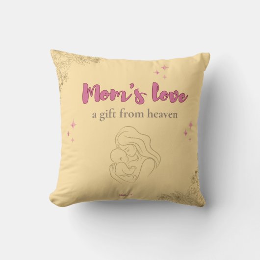Mom’s Love, a Gift from Heaven クッション (正面)