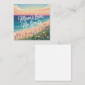 Mom’s Love, No Limits スクエア名刺 (正面/裏面)