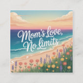 Mom’s Love, No Limits スクエア名刺 (正面)