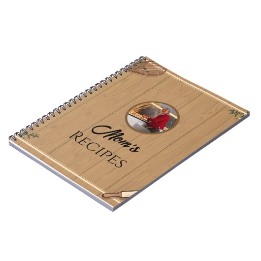 Mom’s Rustic Kitchen Recipe Layout Editable ノートブック (左側)