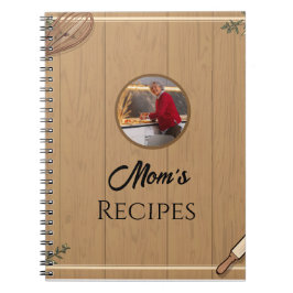 Mom’s Rustic Kitchen Recipe Layout Editable ノートブック