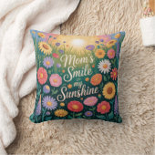 Mom’s Smile = My Sunshine クッション (ブランケット)