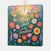 Mom’s Smile = My Sunshine セラミックオーナメント (左)