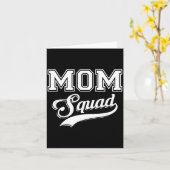 Mom squad funny mother  カード (黄色い花)