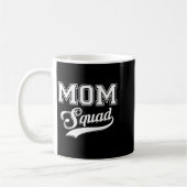 Mom squad funny mother  コーヒーマグカップ (左)