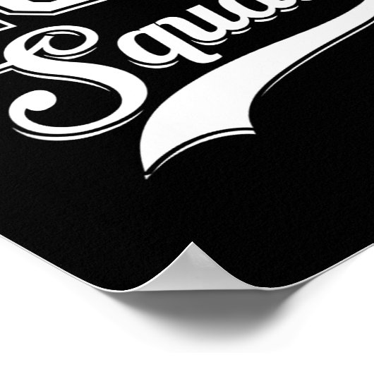 Mom squad funny mother ポスター (角)