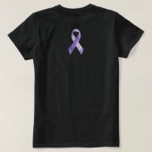 Mom Strong Shirt – Simple Awareness Ribbon Design Tシャツ (デザイン裏面)