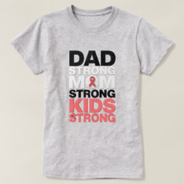 Mom Strong Shirt – Simple Awareness Ribbon Design Tシャツ