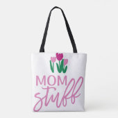 mom stuff Personalized Girl Tote Bag トートバッグ (裏面)