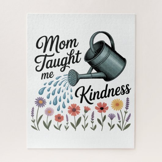Mom Taught Me Kindness ジグソーパズル (縦)