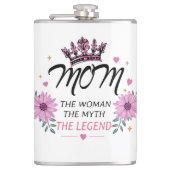 Mom The Legend Mother's Day Gift フラスク (正面)