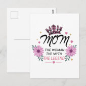 Mom The Legend Mother's Day Gift ポストカード (正面/裏面)