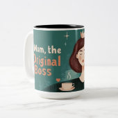 Mom, the original Boss ツートーンマグカップ (正面左)