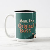Mom, the original Boss ツートーンマグカップ (左)