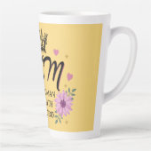 Mom The Woman The Myth The Legend カフェラテマグ (右)