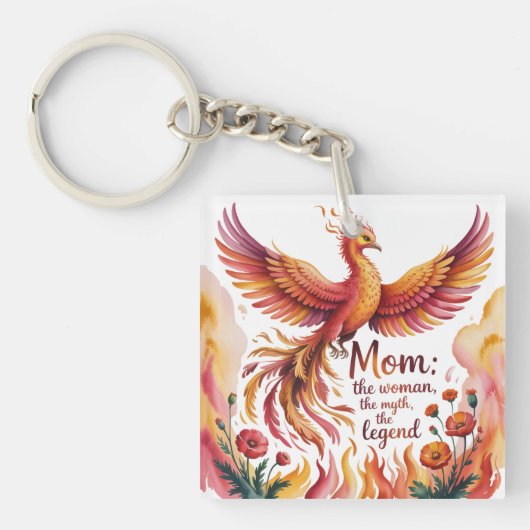 Mom: The Woman, The Myth, The Legend キーホルダー (正面)