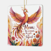 Mom: The Woman, The Myth, The Legend セラミックオーナメント (左)
