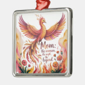 Mom: The Woman, The Myth, The Legend メタルオーナメント (左)