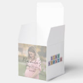 Mom-To-Beグラデーションシート写真ベビーシャワー フェイバーボックス (オープン)