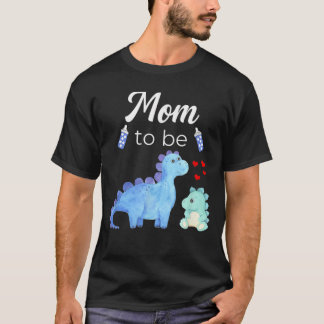 Mom To Be Dinosaur Baby Shower For Boy Tシャツ