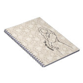 Mom-to-be Faux Lace ノートブック (右側)