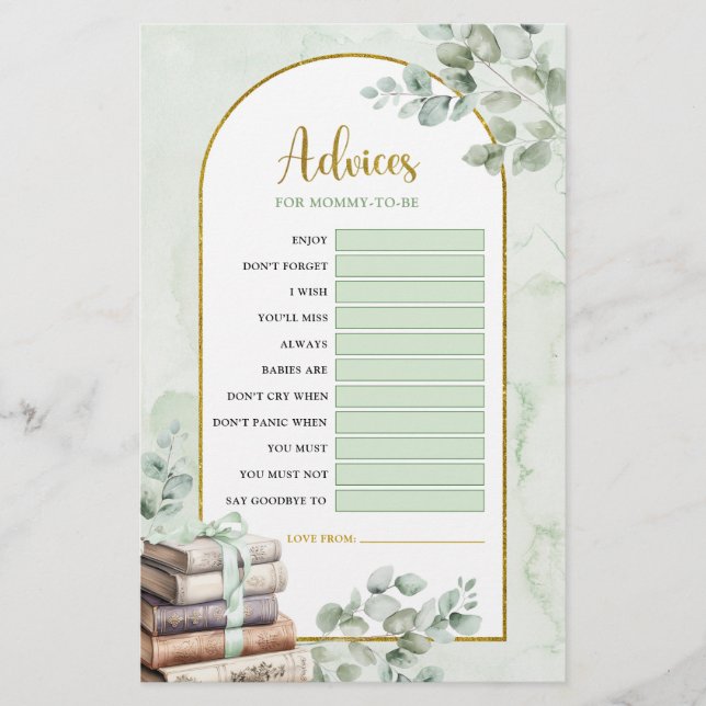 Mom-to-be-GamesのGreenery Storybookアドバイス (正面)