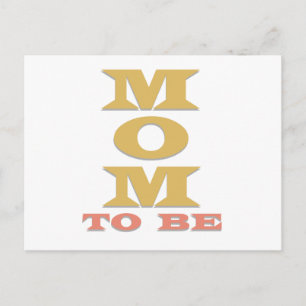 MOM To Be Tシャツとギフト ポストカード