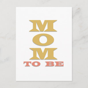 MOM To Be Tシャツとギフト ポストカード