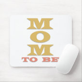 MOM To Be Tシャツとギフト マウスパッド (マウス)