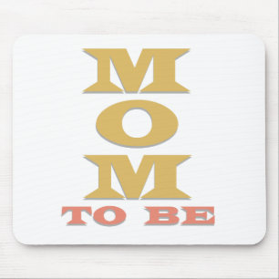 MOM To Be Tシャツとギフト マウスパッド