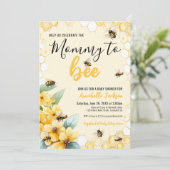 Mom To BEE赤ちゃんシャワーパーティー 招待状 (スタンド正面)