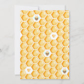 Mom to Bee Baby Shower 招待状 (裏面)