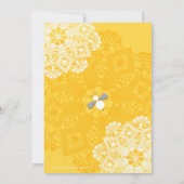 Mom to Bee Bee赤お洒落ちゃんシャワー 招待状 (裏面)