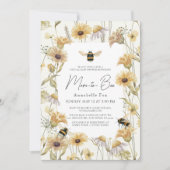 Mom to Bee Chamomile & Bee Virtual Baby Shower 招待状 (正面)