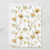 Mom to Bee Chamomile & Bee Virtual Baby Shower 招待状 (裏面)