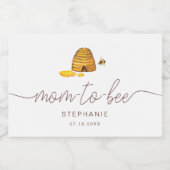 Mom-to-Bee Jarラベル フードラベル (シングルラベル)